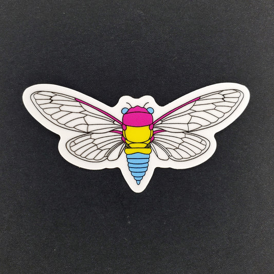 Pansexual Cicada Sticker